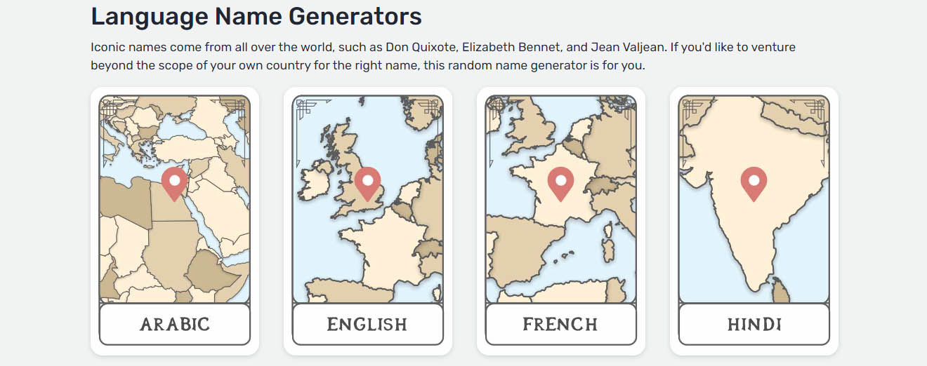 Language Name Generator